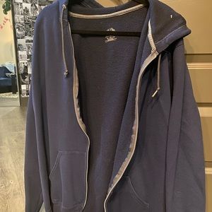 Blue Oversized Fruit of the Loom Jacket